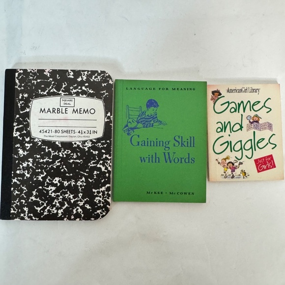 📚 American Girl Doll Molly McIntire School Red Book Hand Bag w Supplies Retired - Picture 4 of 16